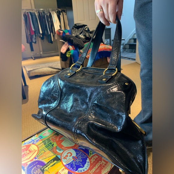 Yves Saint Laurent Black Leather Purse - Picture 12 of 15